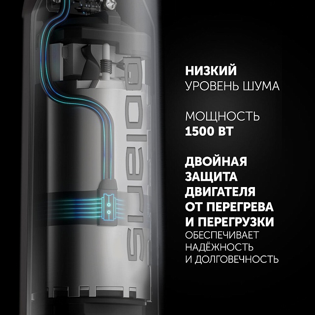 Погружной блендер Polaris PHB 1589AL CUBE цвет Черный бирюзовый ...