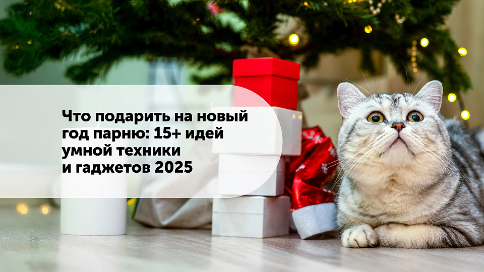 Что подарить парню на Новый год 2025: современная техника и гаджеты