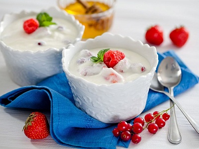 Фруктовый йогурт в мультиварке Редмонд