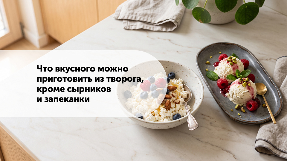 Что вкусного можно приготовить из творога, кроме сырников и запеканки