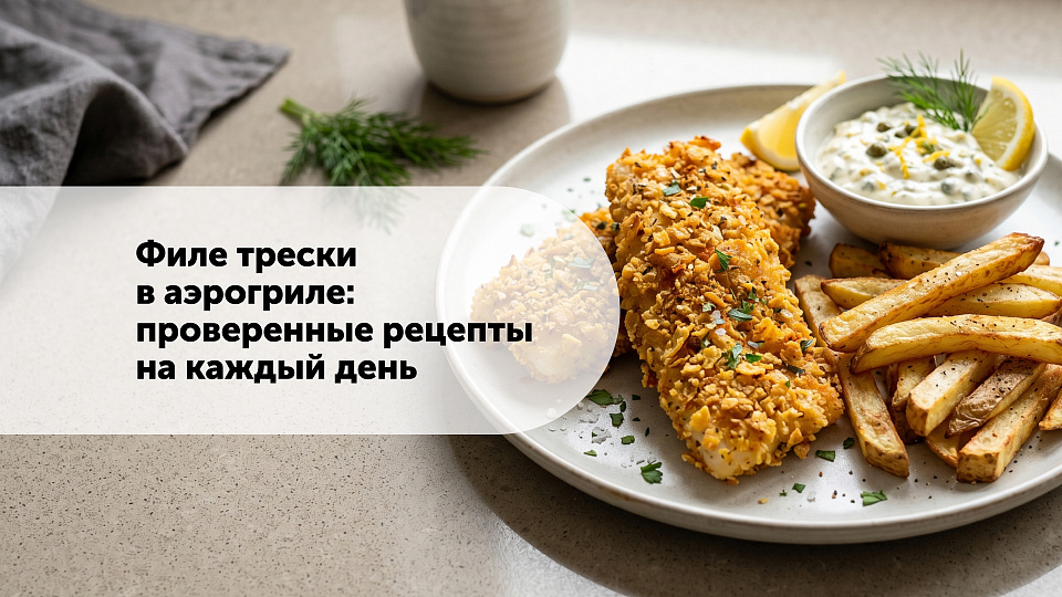 Филе трески в аэрогриле: проверенные рецепты на каждый день