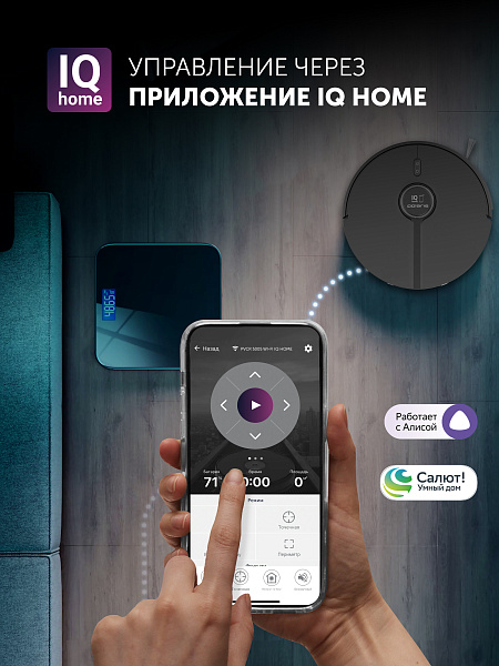 Управление через приложение IQ Home