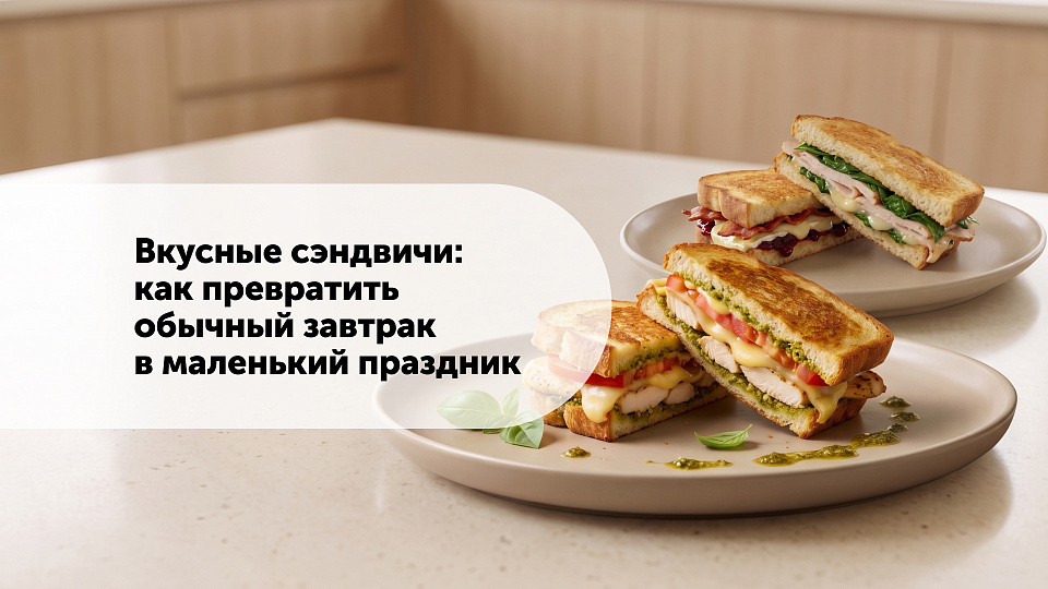 Вкусные сэндвичи: как превратить обычный завтрак в маленький праздник