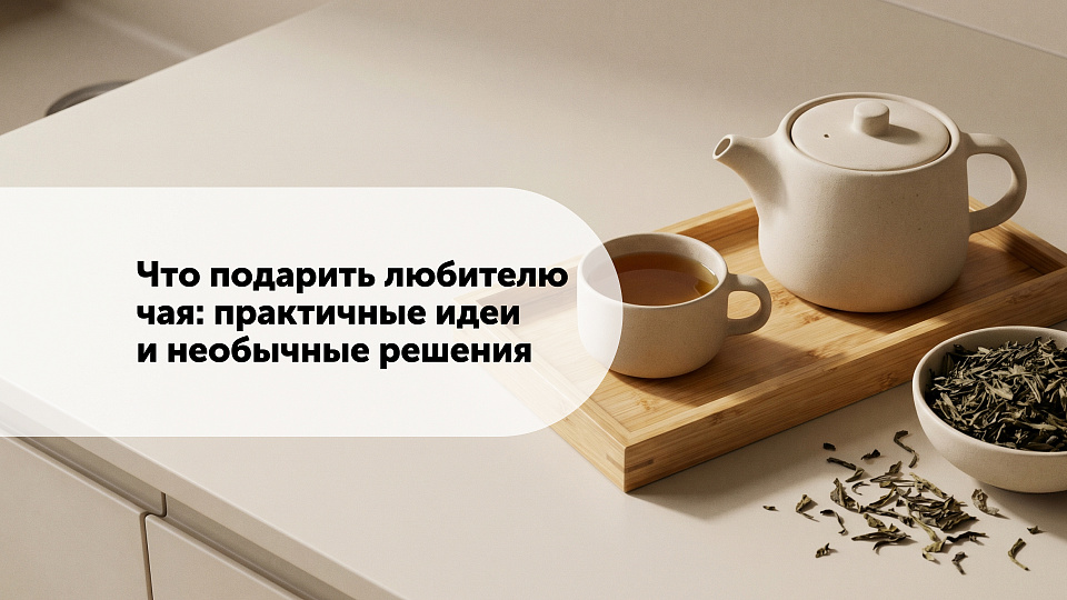 Что подарить любителю чая: практичные идеи и необычные решения