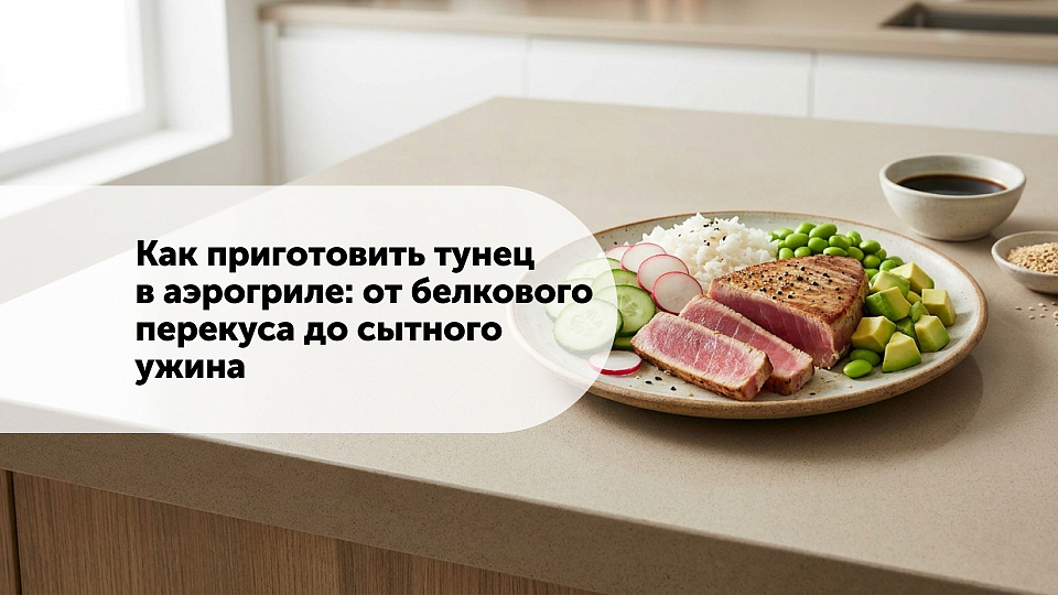 Как приготовить тунец в аэрогриле: от белкового перекуса до сытного ужина