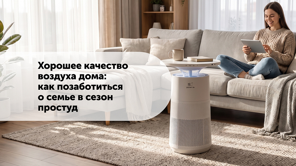 Хорошее качество воздуха дома: как позаботиться о семье в сезон простуд