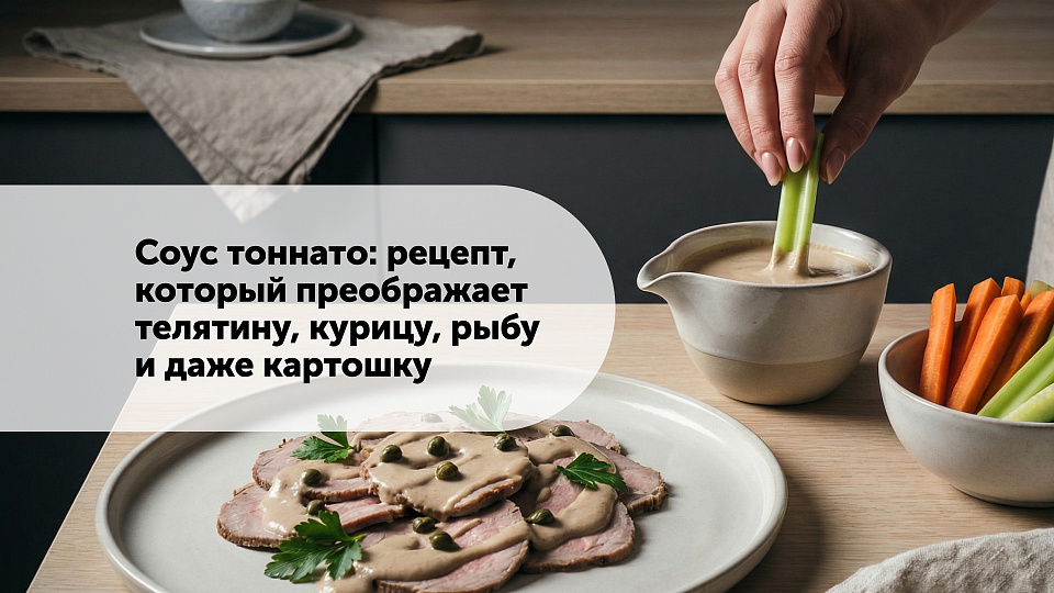 Соус тоннато: рецепт, который преображает телятину, курицу, рыбу и даже картошку